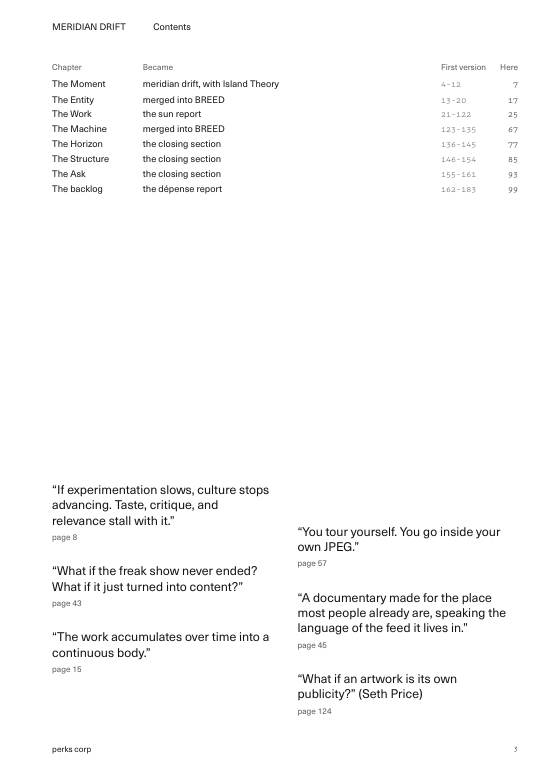 meridian drift, page 2 of 123