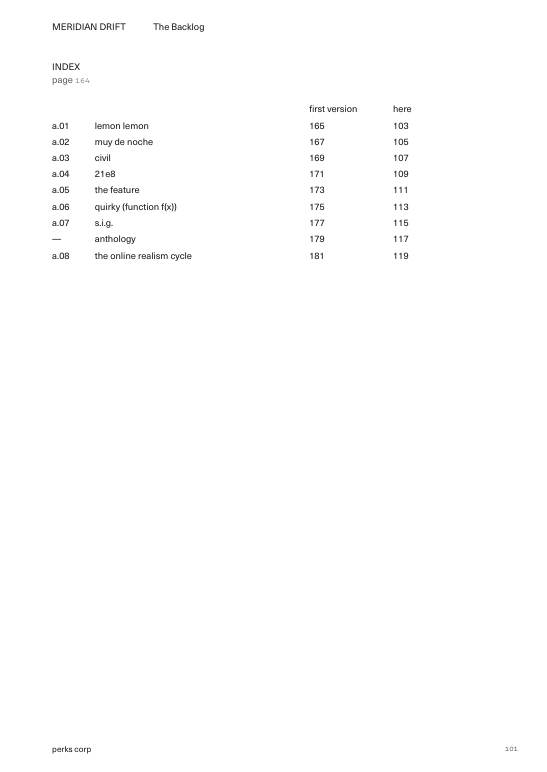 meridian drift, page 100 of 123